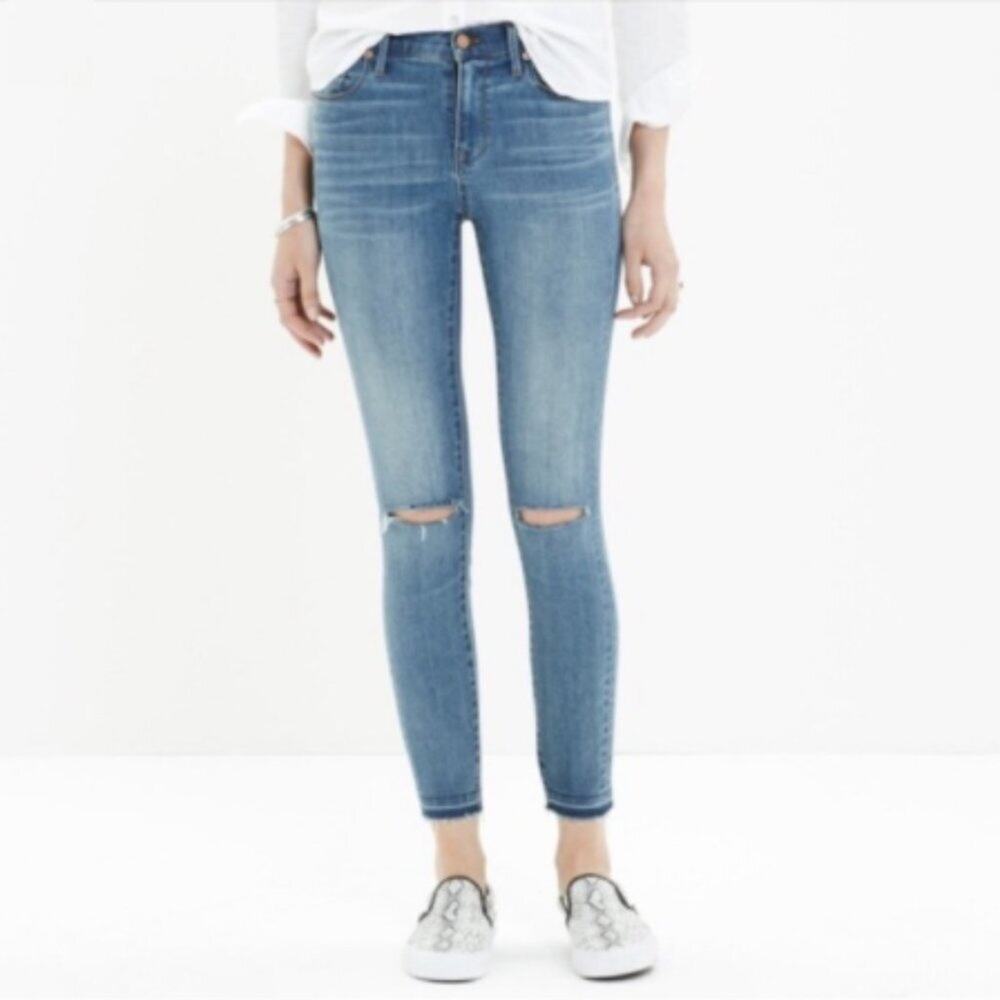 Madewell High Riser Skinny Jeans Released Hem